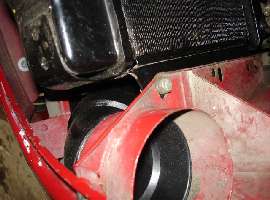 cold air filter outlet end