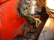 Wire in new location through bulkhead