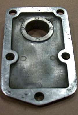 Master cylinder cover flattened and sanded