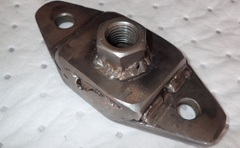 rear hub socket fabricated