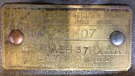 Gold Seal twin cam engine